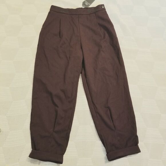 NWT Disturbia Floral Embroidered Balloon Trouser Purple Women's 8 - Picture 4 of 10